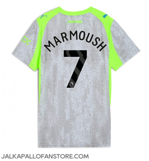 Manchester City Omar Marmoush #7 Kolmaspaita Naisten 2025-26 Lyhythihainen Manchester City Omar Marmoush #7 Kolmaspaita Naisten 2025-26 Lyhythihainen